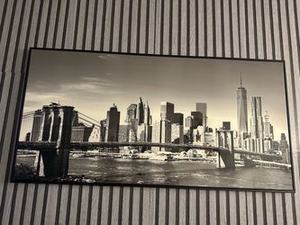 New York City Skyline Framed Wall Art