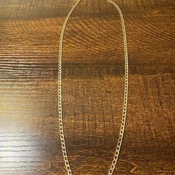14k Diamond Cut Curb Chain