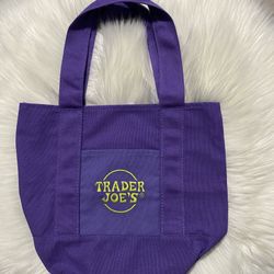 Trader Joe's Canvas Tote Bag, New, Missing Tag