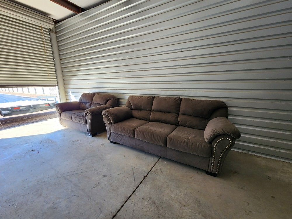 Sofa and Loveseat