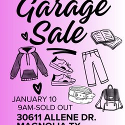 Yard/Garage sale Today!!