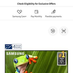 Samaung 70” Qled 4k QE1D