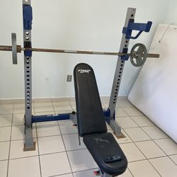 Bench With Weights Whole Set
