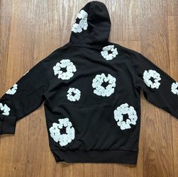 Black And White Denim Tears Hoodie