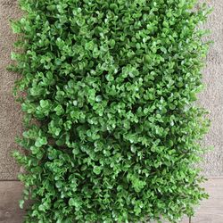 Artificial Boxwood Panels, Hedge Greenery, Wall Decor Transform Any Space With This Vibrant Artificial Hedge Greenery Wall Decor  (8) Panels 