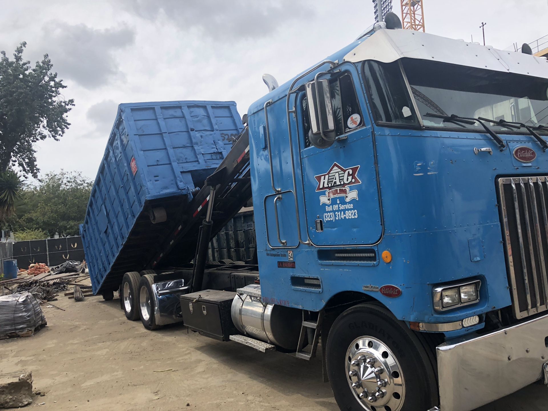 1985 Peterbilt 362 Roll Off