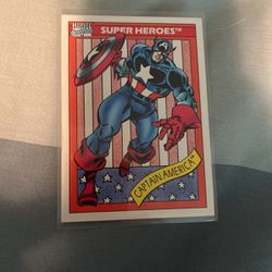 1990 Marvel Universe #1 Captain America 