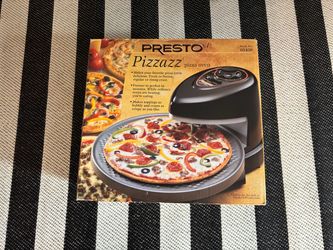 New Presto Pizzazz Pizza Oven