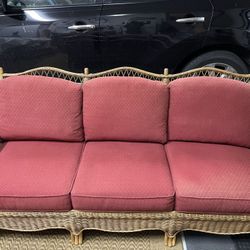 Braxton Culler Rattan / Wicker Sofa