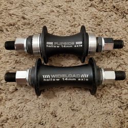 BMX HUBS 14MM AXLES(36H)