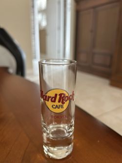 Tall Hard Rock Cafe Tokyo Collectable Shot Glass