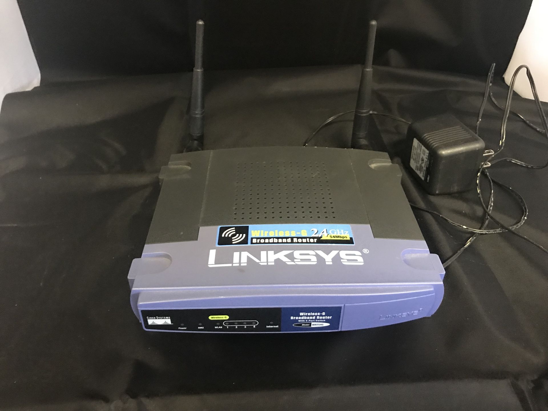 Linksys Wireless G 2.4 ghz 54 mbps Broadband Router WRT54G