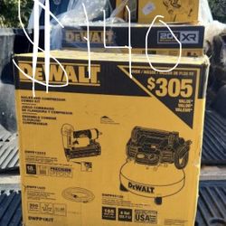 Dewalt Air Compressor & Nailer