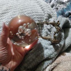 vintage crystal ball