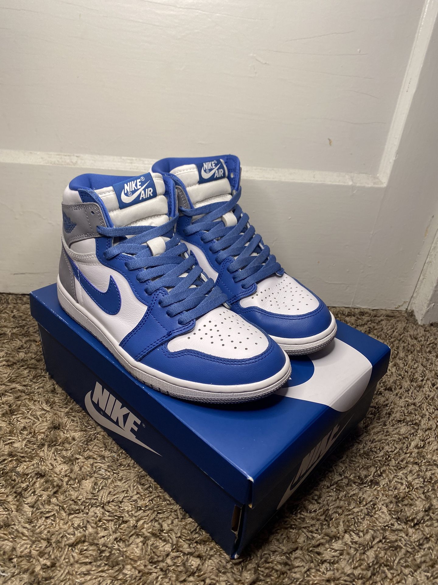 Air Jordan 1 Retro High OG ‘True Blue’ - Size 7 Mens