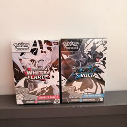 White Flare Booster Bundle | Black Bolt Booster Bundle 