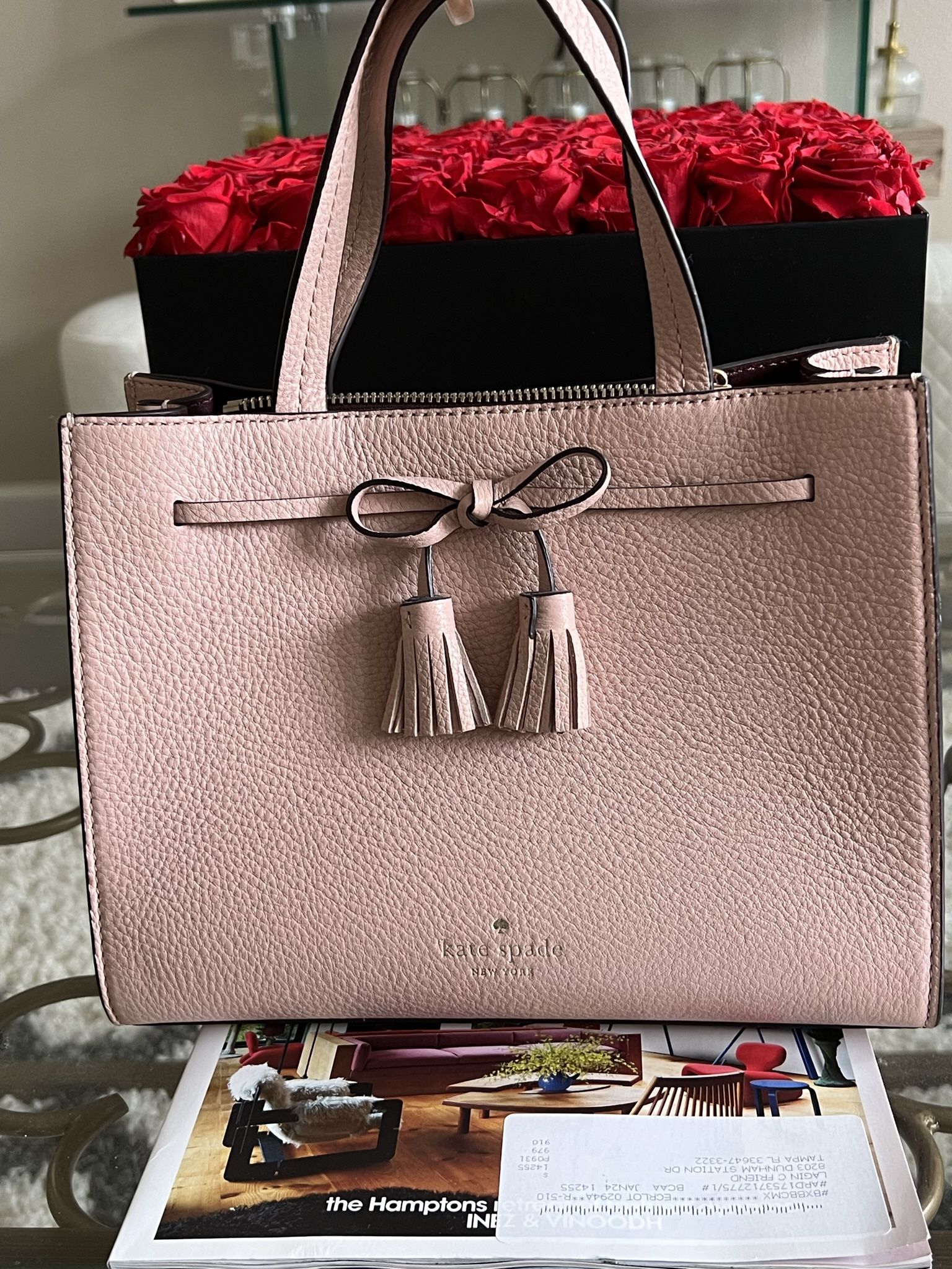 Pink Kate Spade Tote Bag 