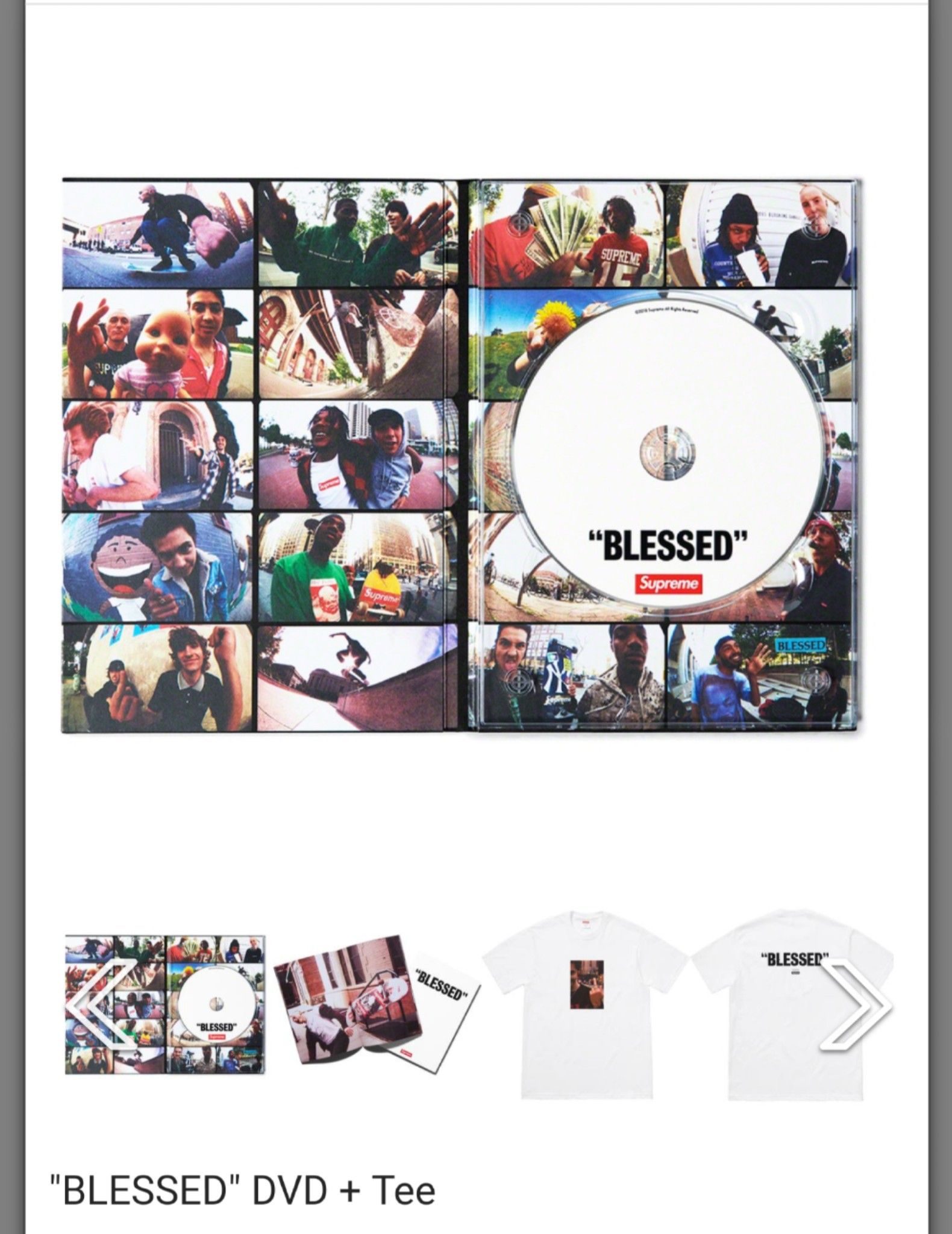 New Supreme Blessed Tee,book and DVD for Sale in New York, NY