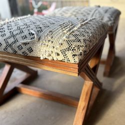2 Piece Wooden Chairs 