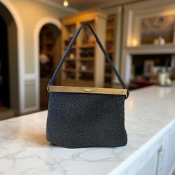 Vintage Sax Fifth Avenue Black Mini Handbag - Amazing Condition! 