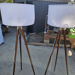 Tall Pair Of Lamps