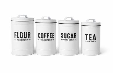 4 Piece kitchen Canister