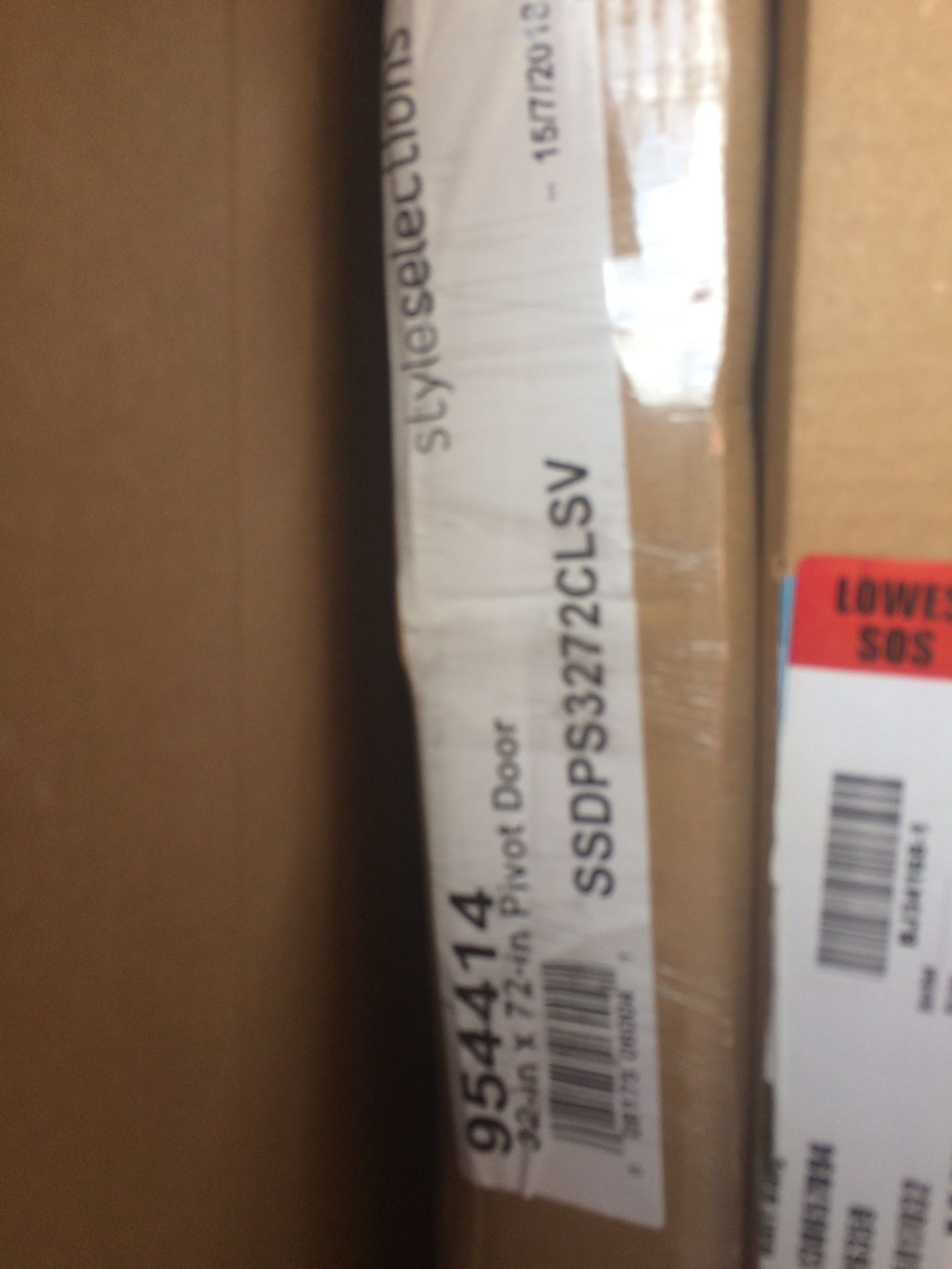 Have 7 brand new shower doors all in the Bowes for tubs or showers sold seperaty