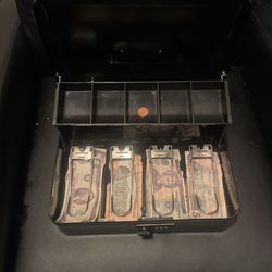 Money Lock Box Built In Combo Lock 