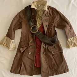 Disney Pirates Of The Caribbean “Elizabeth Swan” Kids Costume Size 5/6 