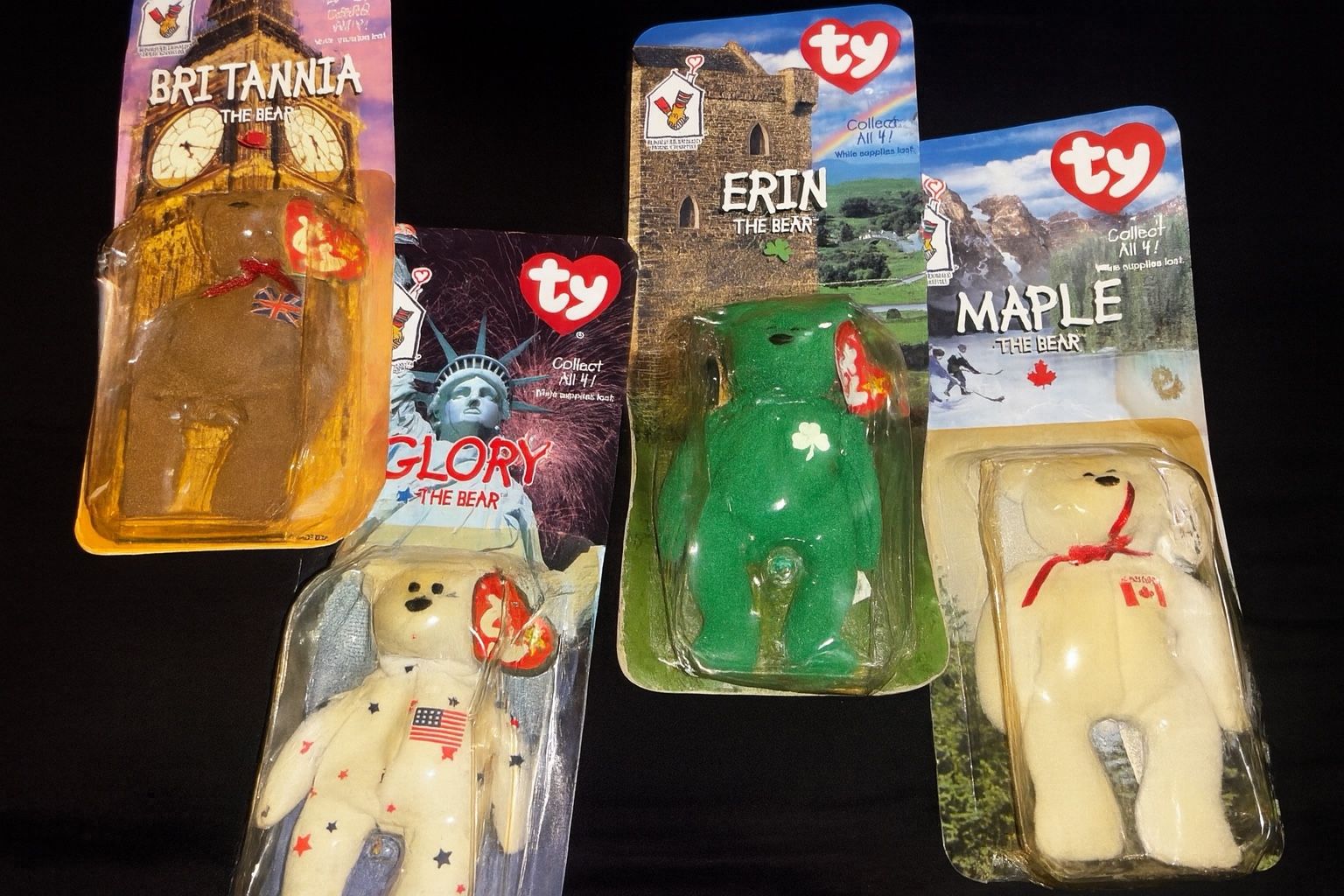 McDonald’s International Beanie Babie Complete Set