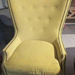 Mustard Yellow Accent Chair 