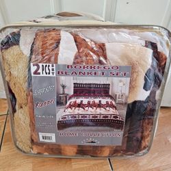 Twin Borrego Blankets 2 Piece Set