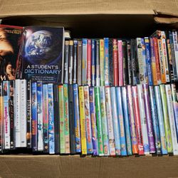 Big Box Of Over 125 Movies, Books & Games
