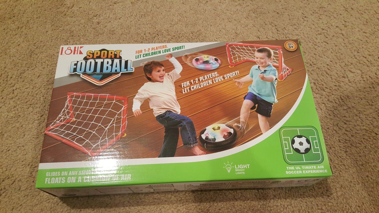 New! Hover ball air soccer disk with 2 gates