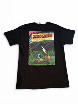 Dead and Company  Summer 2022 Show Shirt Folsom Field, Boulder CO black XL NWOT