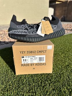 Adidas Yeezy 350 V2 CMPCT Slate Onyx NEW/RECEIPT SIZE: 11.5 $120 FIRM ONLY!