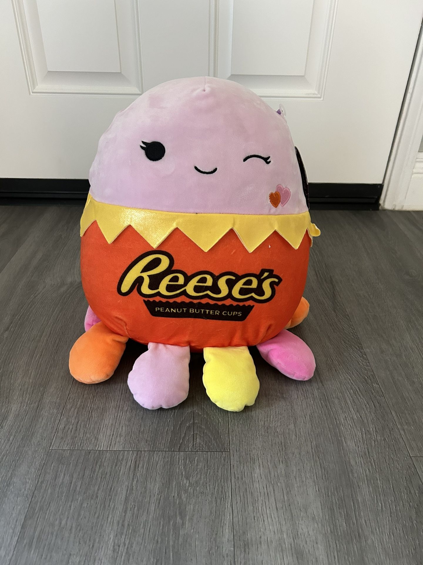 Valentine's Day Squishmallows Reese`s Scented Octopus. 12”