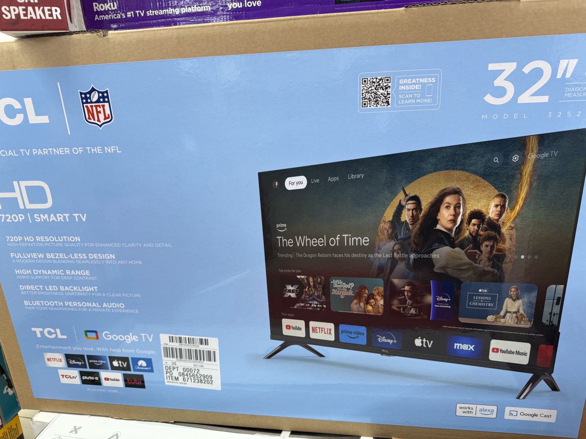 TCL 32” Tv
