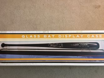 Steiner Glass Baseball Bat Display Case - NEW!