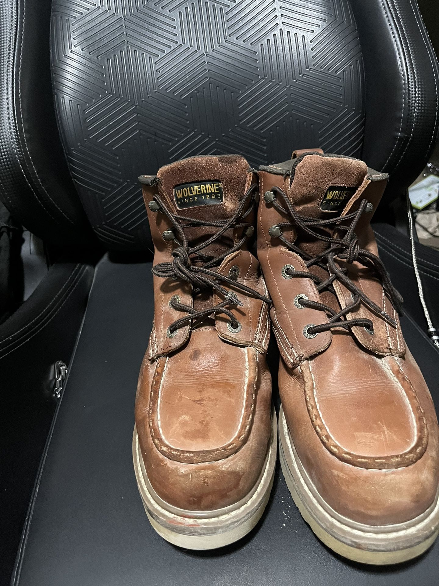 12W Wolverine Steel Toe Work Boots