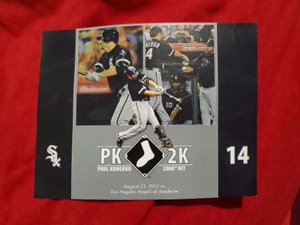 PK2K Paul Konerko 2000th Hit Chicago White Sox Poster