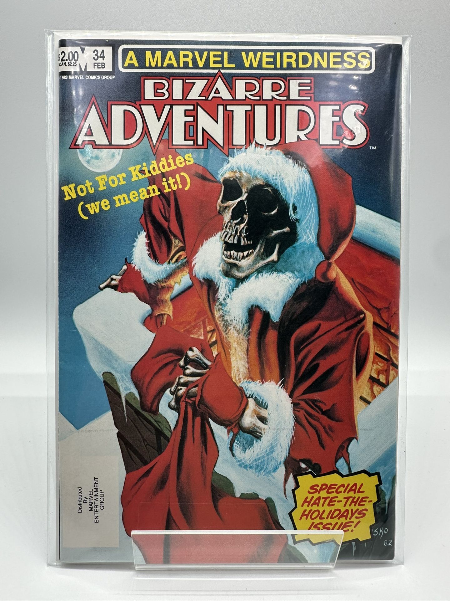 Bizarre Adventures # 34 Final Issue (Marvel 1983) VG Hate The Holidays