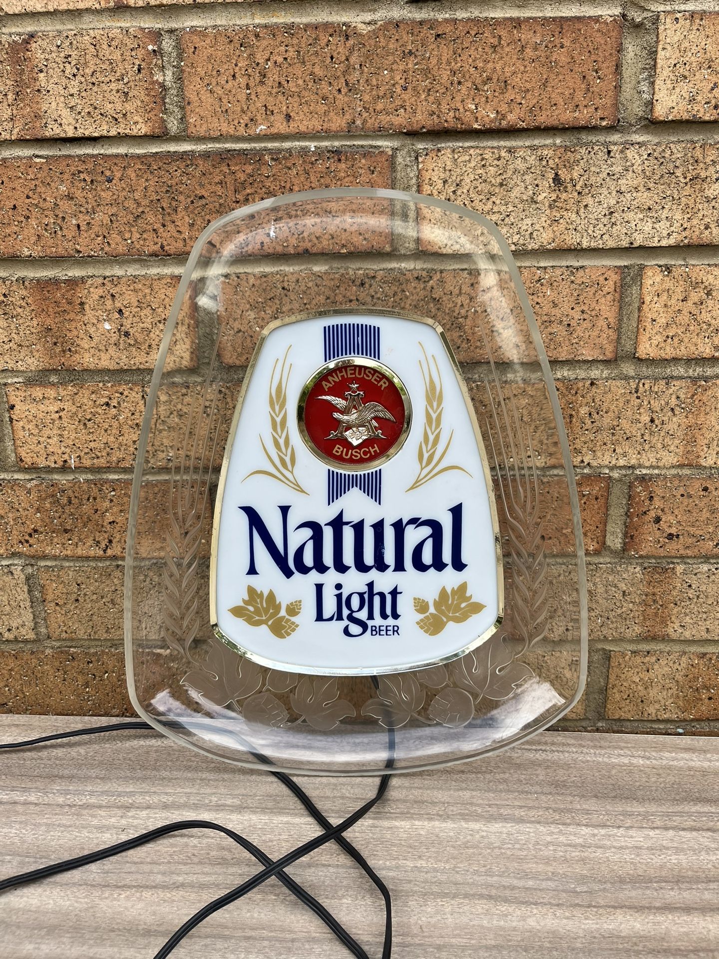 Vintage Natural Light Beer Sign