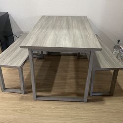 Bench Style Picnic Indoor/outdoor Dining Table