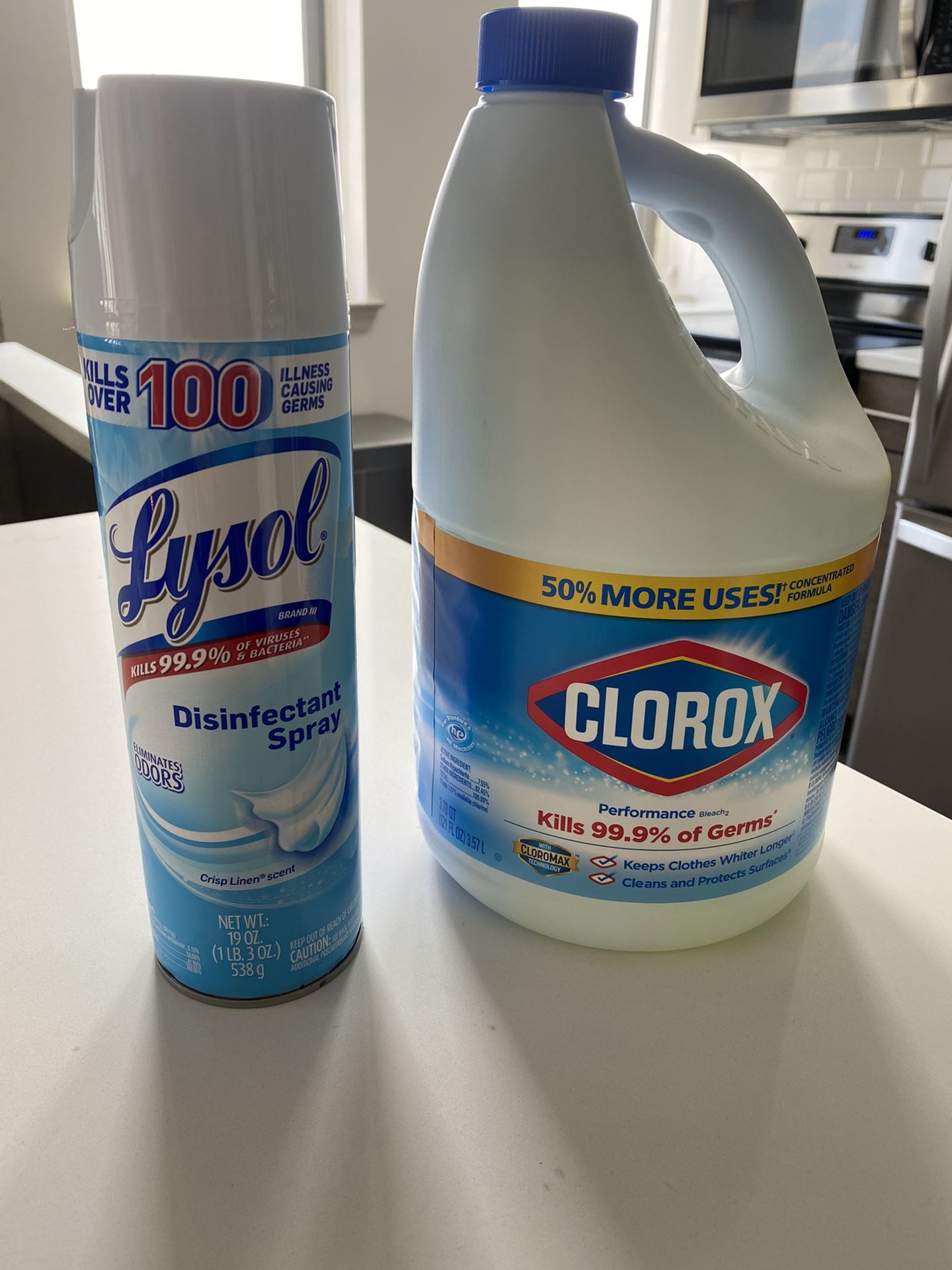 Lysol and Bleach combo