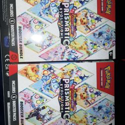 Pokémon Prismatic Evolutions Booster Bundles Sealed 
