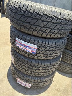 265/65/17 American roadstar all terrain tires installed and balanced