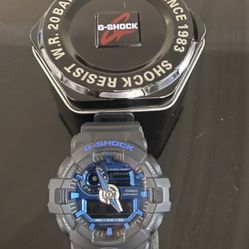 Casio G-Shock GA-710-1A2JF Men's Watch Blue Black Analog Digital New Japan