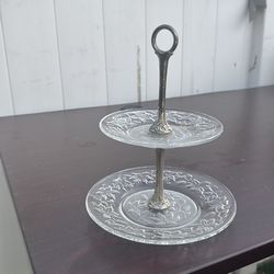 Botanero de fantasia pequeno  princess house usado buenas condiciones  no caja precio firme 30