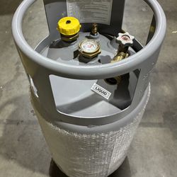 Flame King Brand New Forklift Propane Tank UL Listed Cylinder Gauge 33.5 LB Empty Cylinder